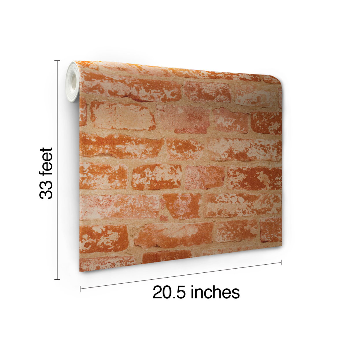 Up the Wall Red & Taupe Wallpaper, by York Wall, 33' length x 1'8.5" width x 0.02" depth View 2