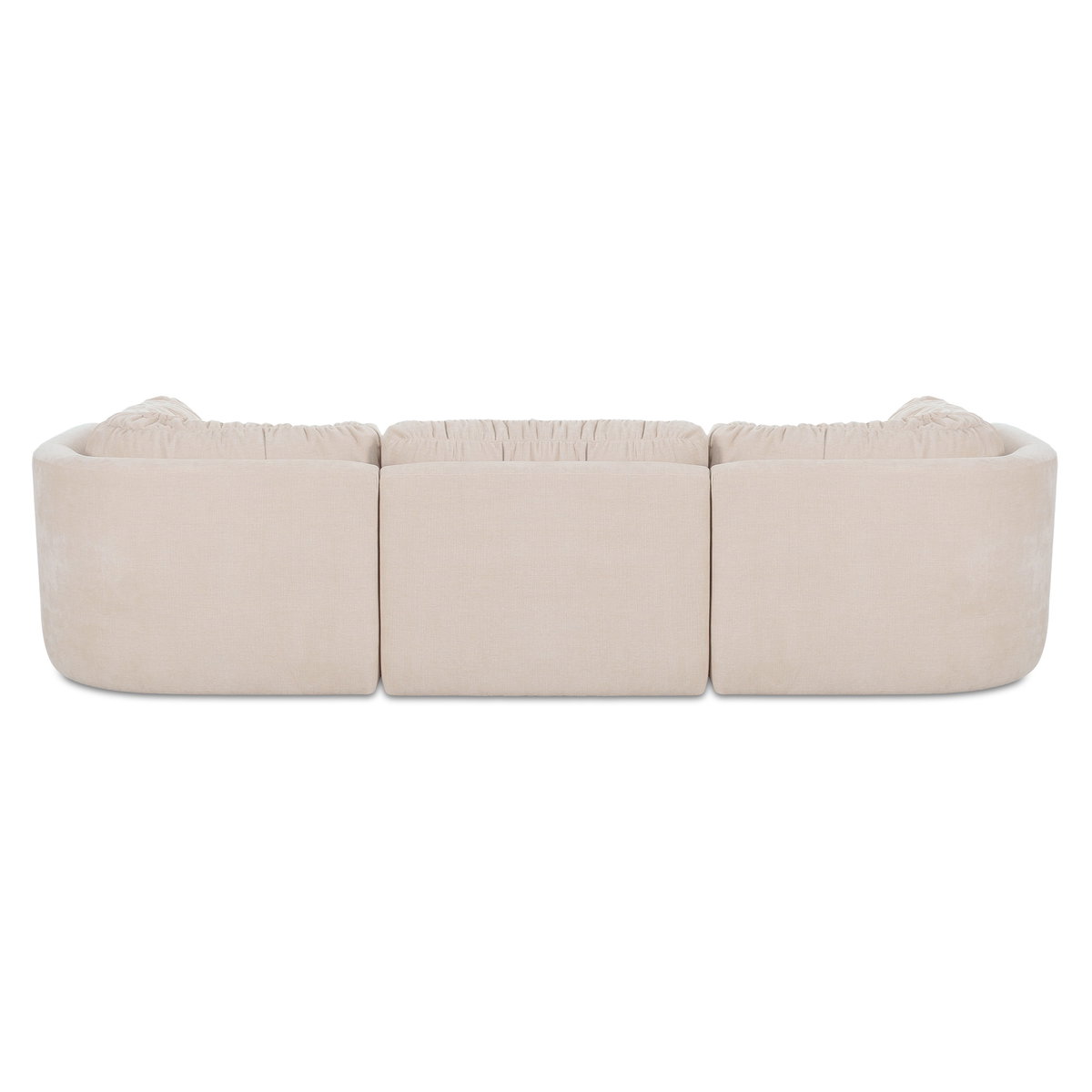Matina Lounge Modular Sectional Oatmeal, Sectional Sofa by Moe's Home, 118" width x 30.7" height x 81.8" depth View 5