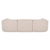 Matina Lounge Modular Sectional Oatmeal, Sectional Sofa by Moe's Home, 118" width x 30.7" height x 81.8" depth thumbnail 5