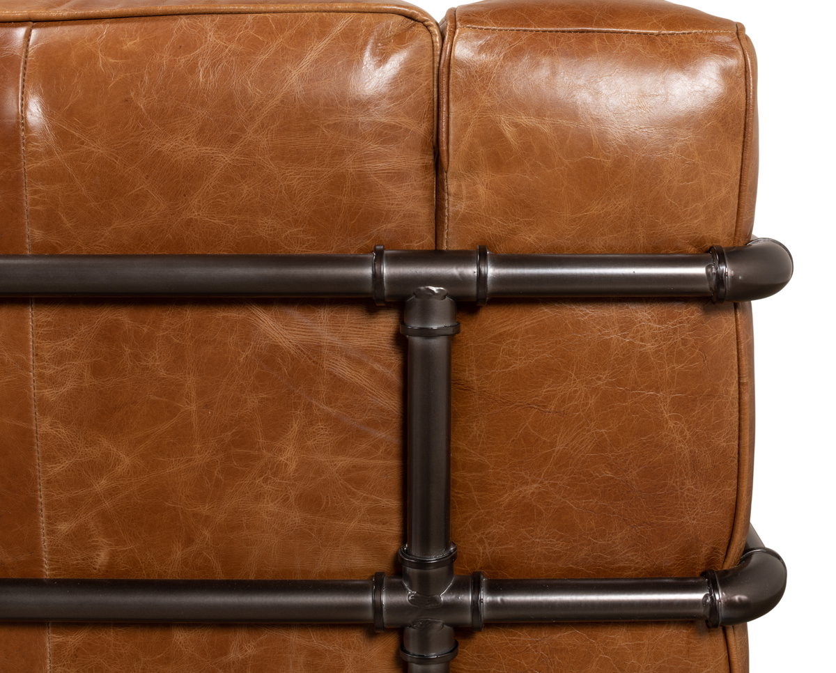 Antwerp Sofa, by Sarreid, 3'4" length x 8'6" width x 2'4" height View 5