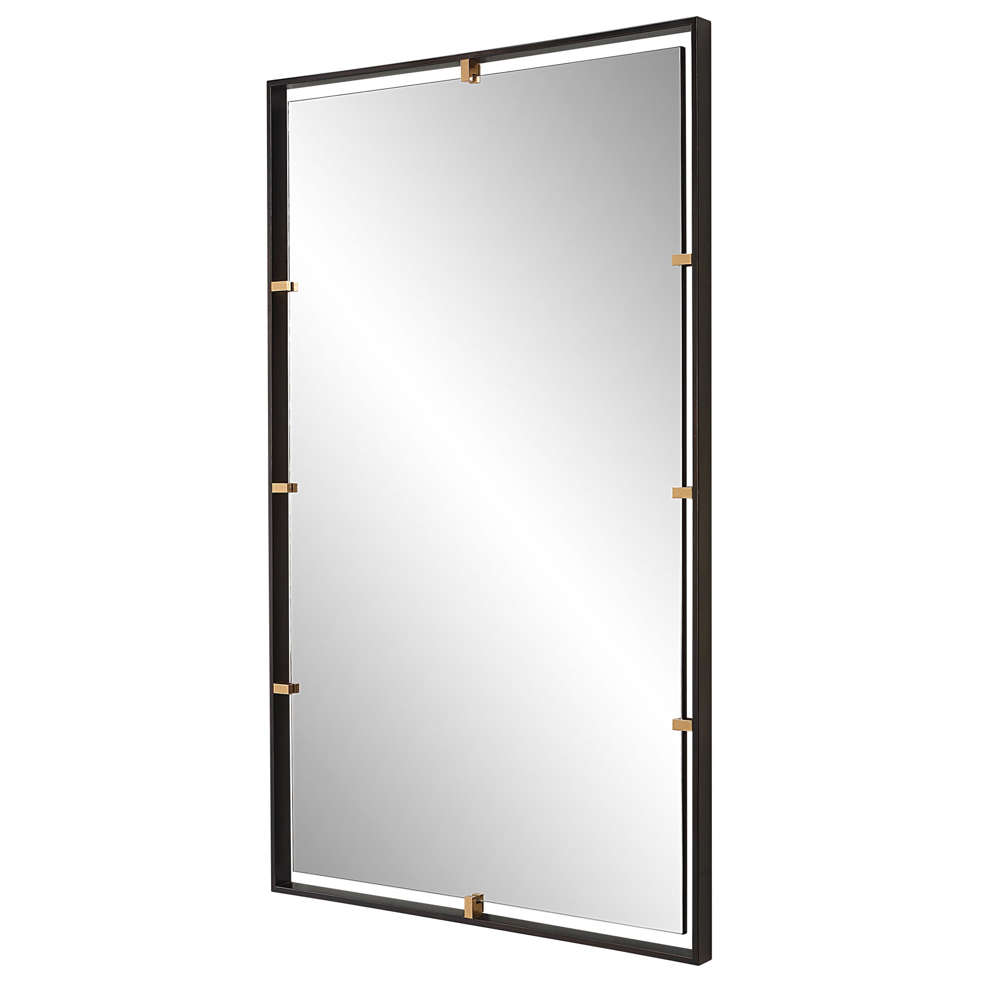 Egon Rectangular Bronze Mirror large image 