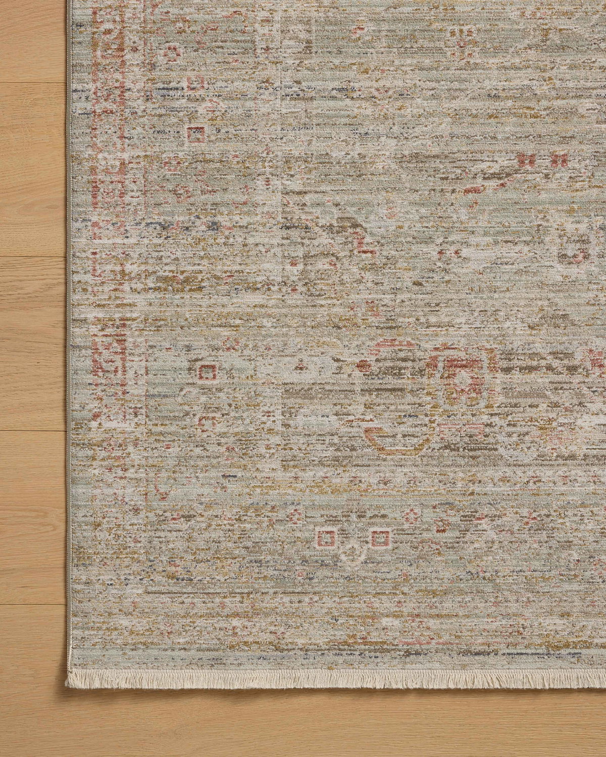 Chris Loves Julia x Loloi Ida Rug, 1'6" length x 1'6" width View 5