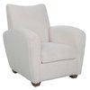 Teddy White Shearling Accent Chair, by Uttermost, 32" width x 35.5" height x 34.5" depth thumbnail 5
