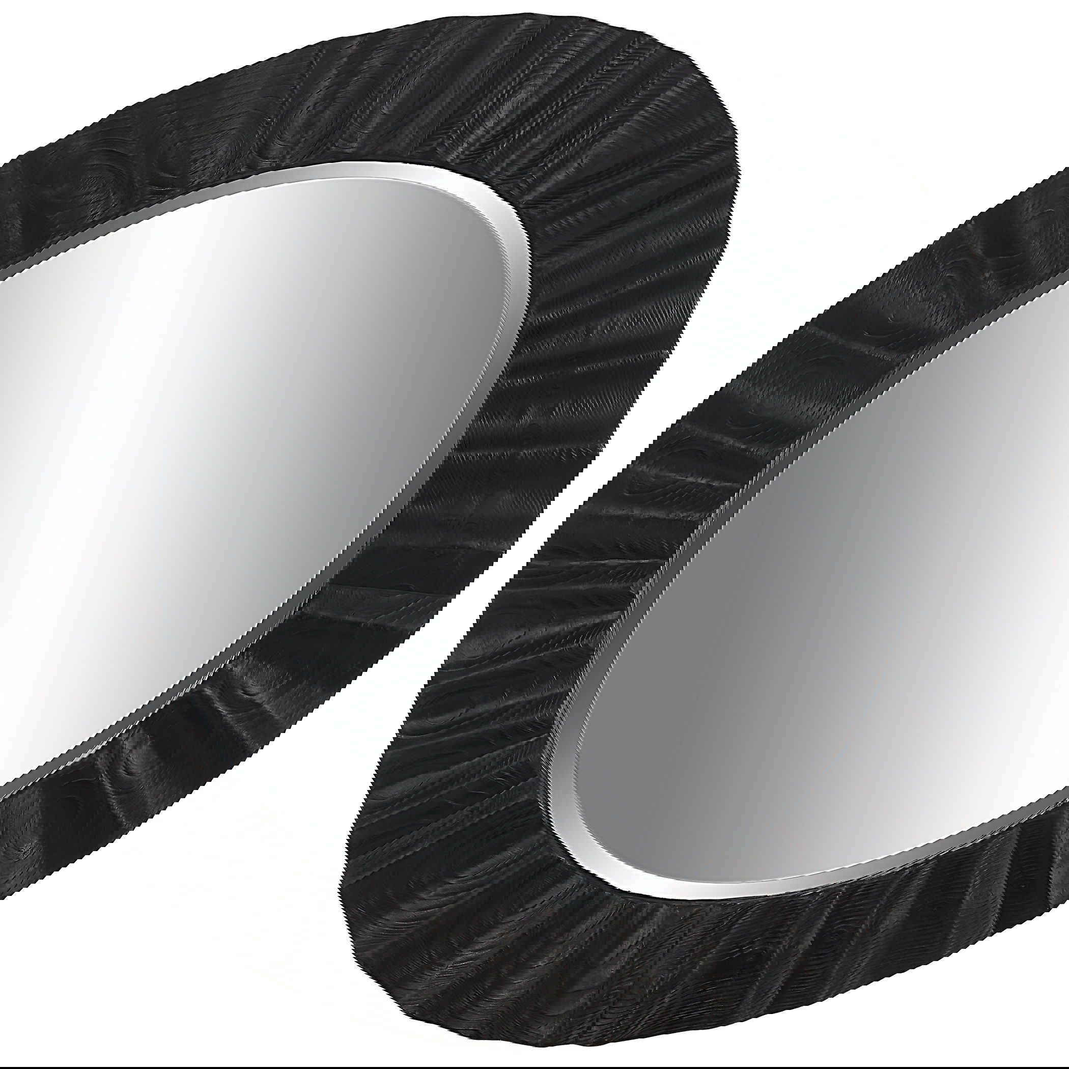 Caribou Dark Espresso Round Mirror, by Uttermost, 41.37" width x 41.37" height x 1.62" depth View 1