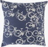 Pedal Power Accent Pillow, Decorative Pillow by Surya, 18" length x 18" width thumbnail
