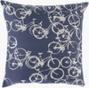 Pedal Power Accent Pillow Down, Decorative Pillow by Surya, 22" length x 22" width thumbnail