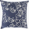 Pedal Power Lumbar Pillow Down, Decorative Pillow by Surya, 13" length x 19" width thumbnail