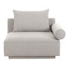 Rosello Right Arm Facing Chair Light Grey thumbnail 0
