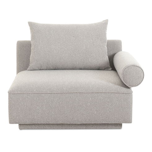 Rosello Right Arm Facing Chair Light Grey