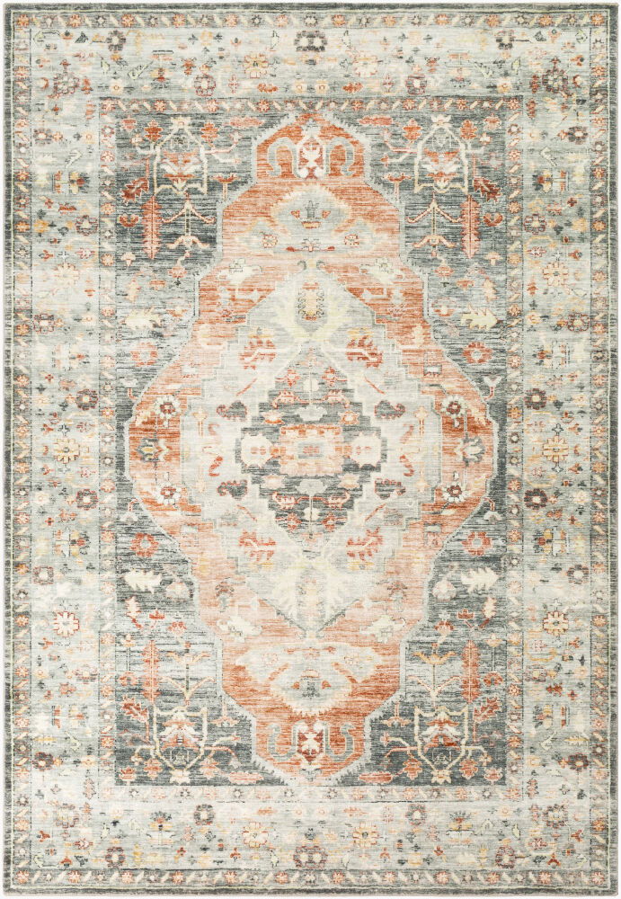 Erin Machine Woven Rug, by Surya, 1'3.75" length x 1'3.75" width