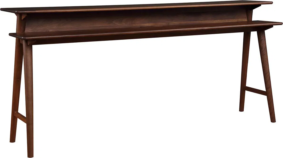 Walnut Grove Gathering Island, Counter & Bar Table by Stickley, 78" width x 36" height x 21" depth View 2
