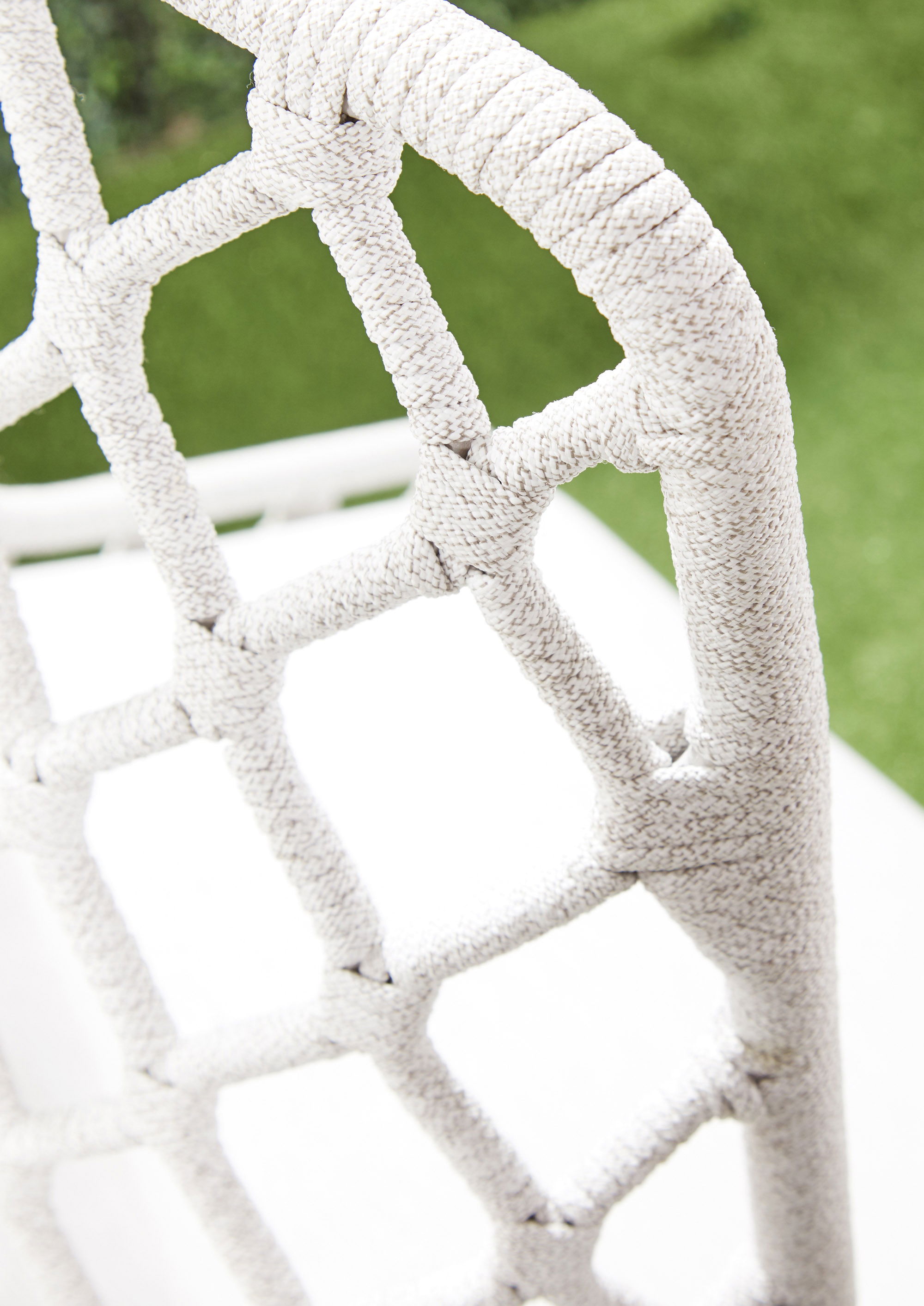 Lattis Outdoor Dining Chair, by Essentials for Living, 22" width x 35.75" height x 23.5" depth View 16