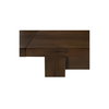 Wilson Dining Table Large Warm Brown, by Moe's Home, 120" width x 30" height x 40" depth thumbnail 5
