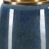 Submerged Deep Blue Table Lamp, by Uttermost, 16" width x 26.25" height x 16" depth thumbnail 8