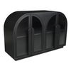 Salone Cabinet Black, Cabinets & Sideboard by Moe's Home, 53" width x 34" height x 18" depth thumbnail 3