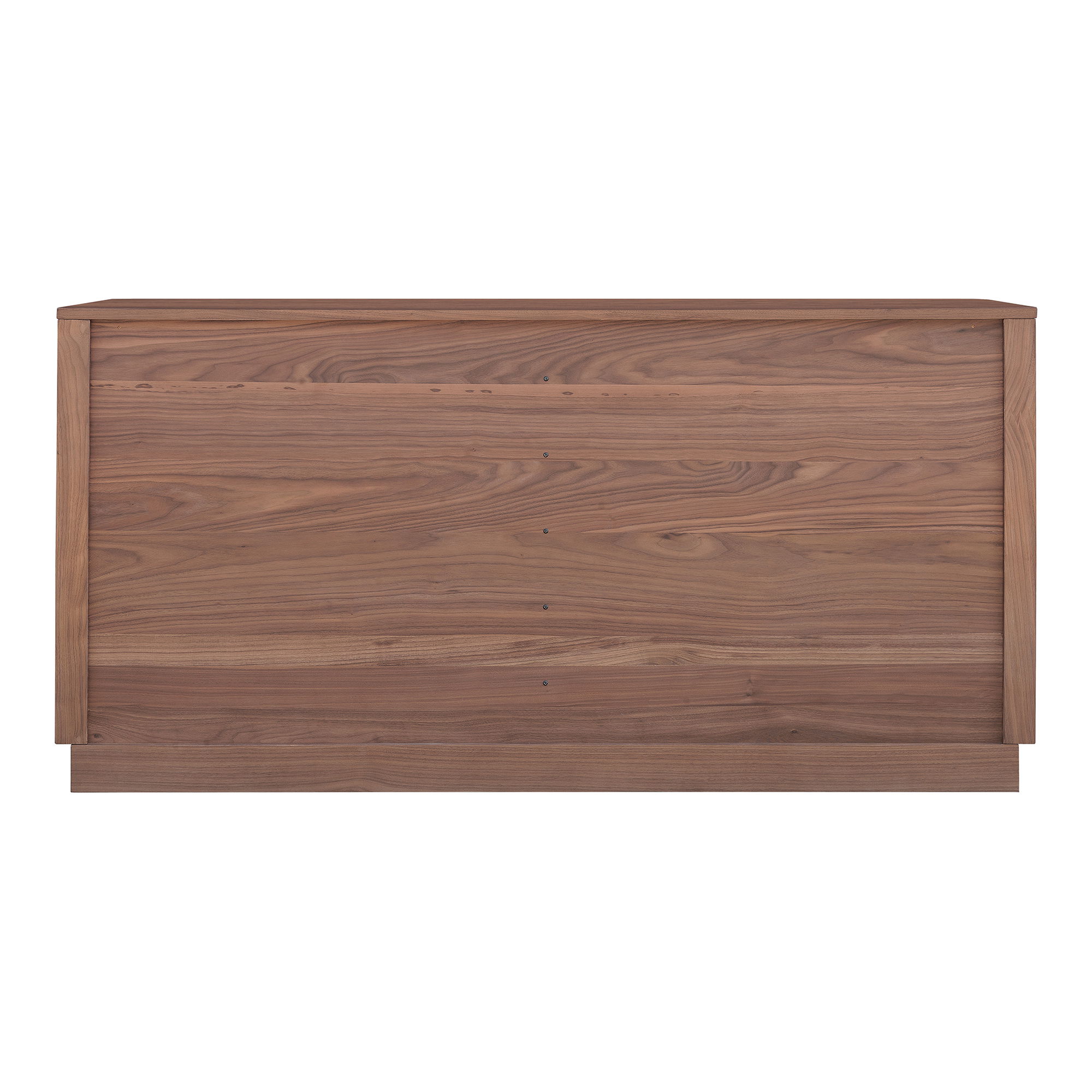Round Off Dresser Walnut Brown, by Moe's Home, 60" width x 30" height x 19" depth View 5