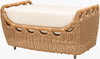 Marvella Ottoman, by Surya, 33" width x 20" height thumbnail