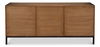 Becket Sideboard, Brown, Cabinets & Sideboard by Sarreid, 74" length x 20" width x 33" height thumbnail 3