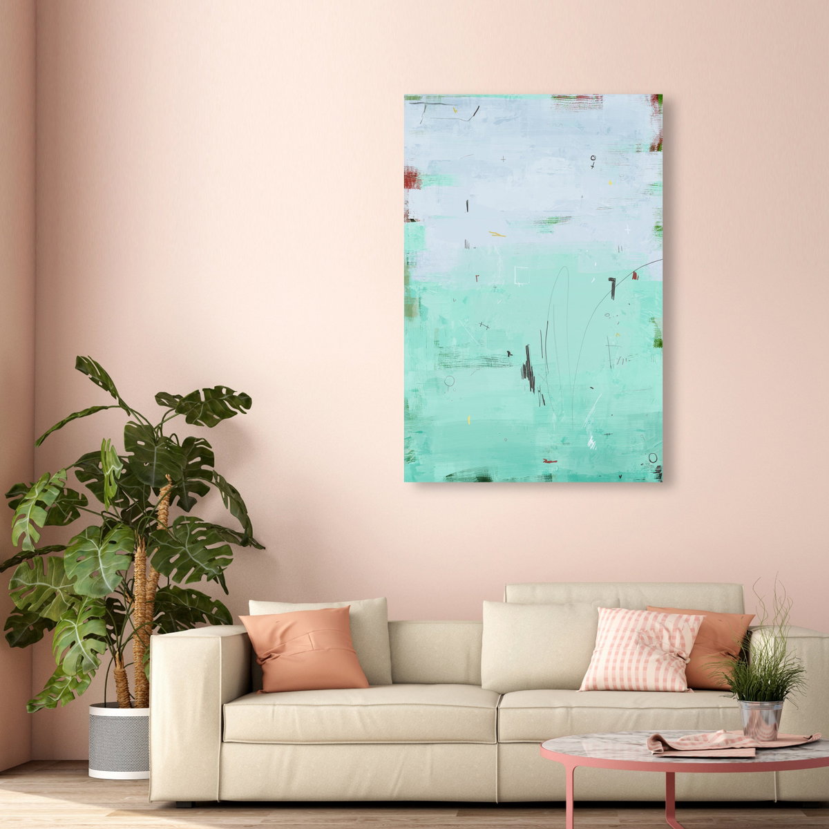 Gradients 4 1 (No Embellishment), Art by Oliver Gal,  16x24 View 3