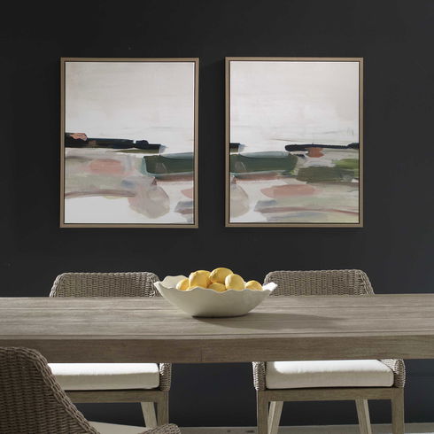 Just Peaking Framed Abstract Prints Set/2