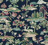 Kingswood Navy & Red Wallpaper, by York Wall, 27' length x 2'3" width x 0.02" depth thumbnail 1