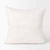 Jayden Cream with Merlot Print Linen Square Decorative Pillow Cover thumbnail 4