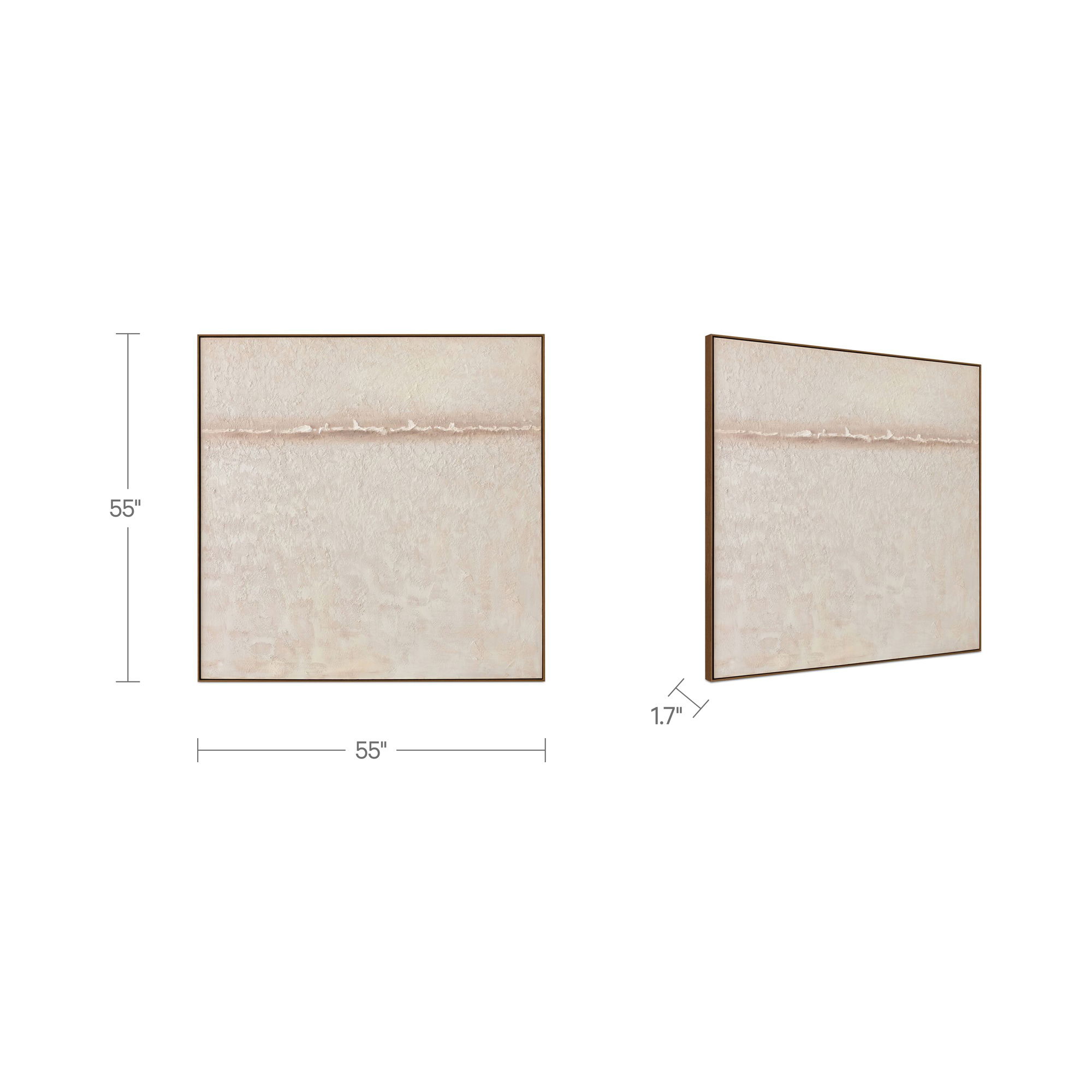 Prelude Framed Painting, by Moe's Home, 55" width x 55" height x 1.75" depth View 6