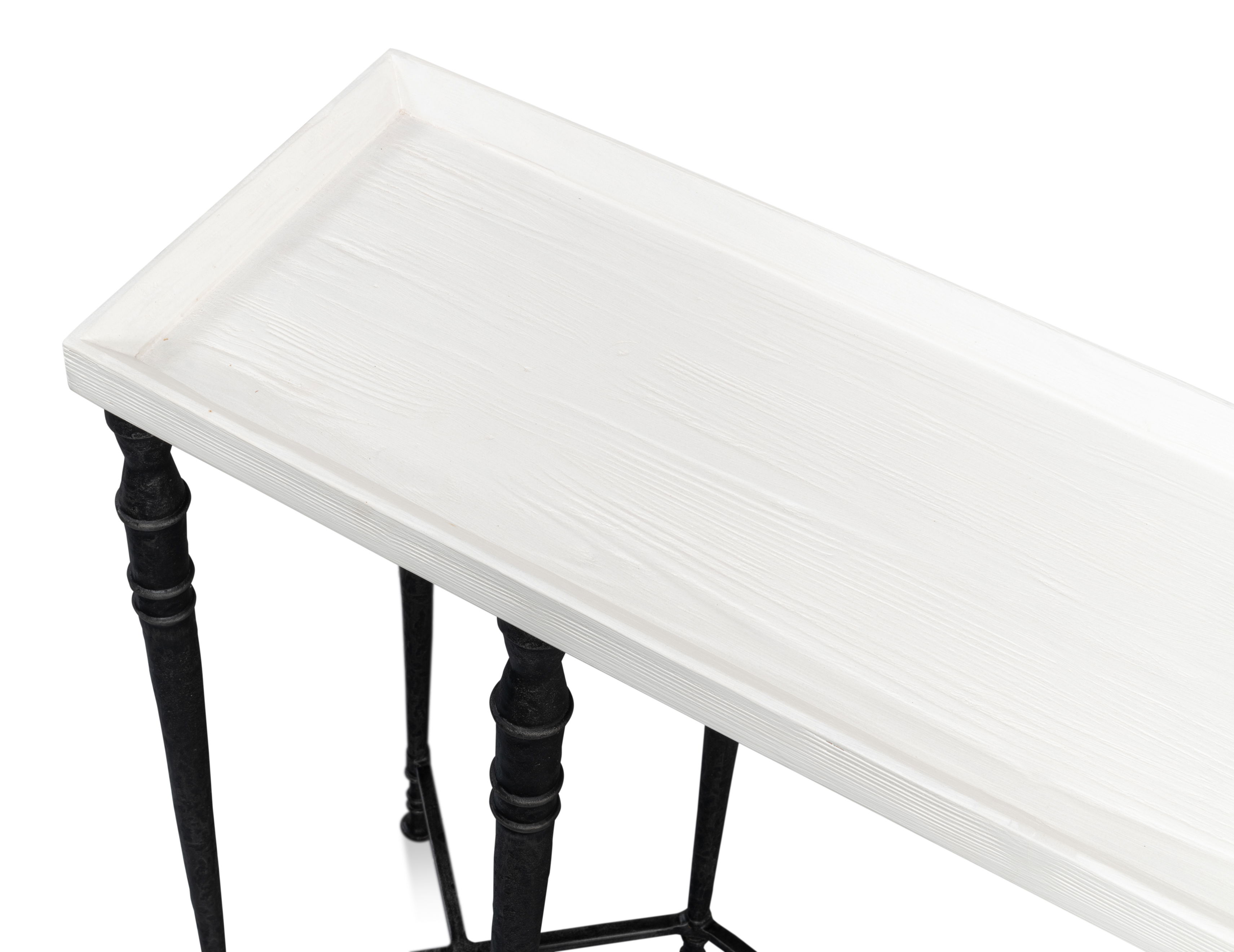 Nathaniel Elegance Console Table, by Sarreid, 60" length x 10" width x 30" height View 11