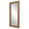 Missoula Large Natural Wood Mirror, by Uttermost, 2'8" width x 5'10" height x 2.62" depth thumbnail 5