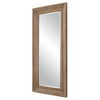 Missoula Large Natural Wood Mirror, by Uttermost, 32" width x 70" height x 2.62" depth thumbnail 5
