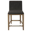 Klemens Chocolate Counter Stool, Counter & Bar Stool by Uttermost, 20" width x 38.5" height x 23" depth thumbnail 1