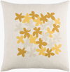 Little Flower Accent Pillow, Decorative Pillow by Surya, 22" length x 22" width thumbnail