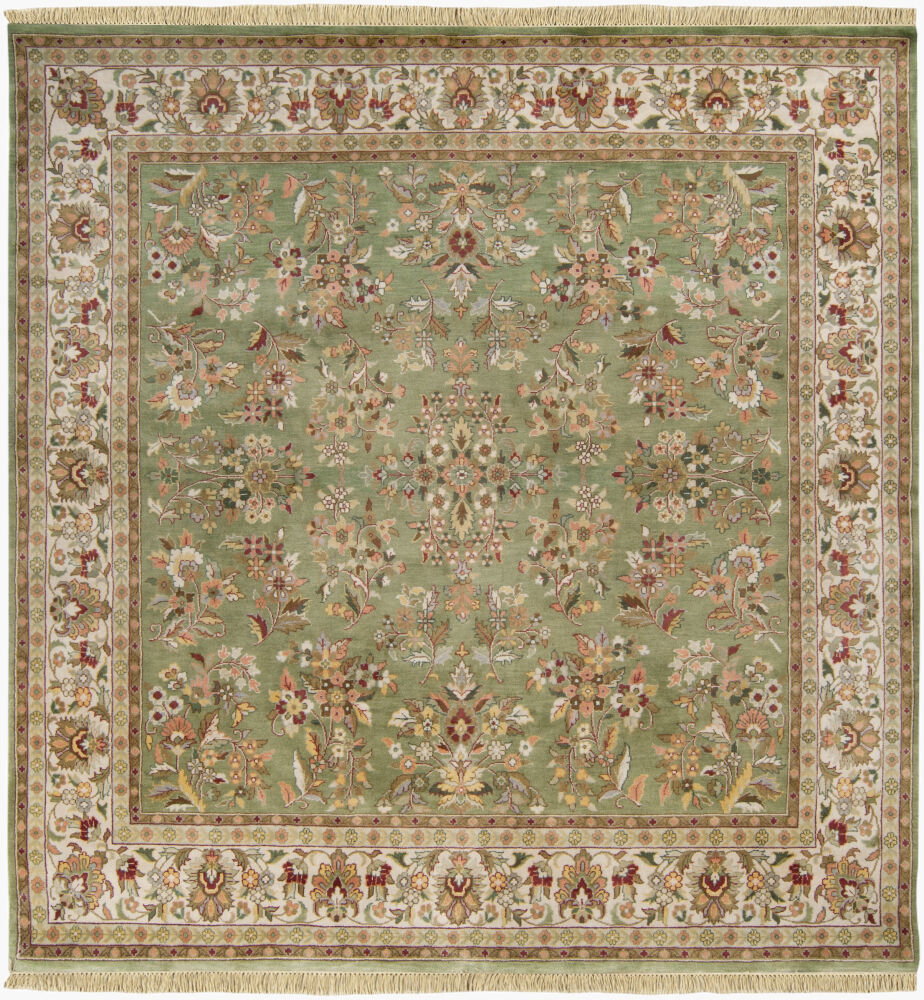 Taj Mahal Handmade Rug, by Surya, 8' length x 8' width