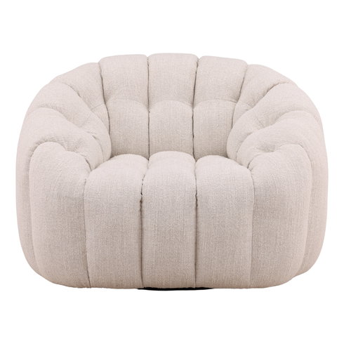 Rume Swivel Chair Cream