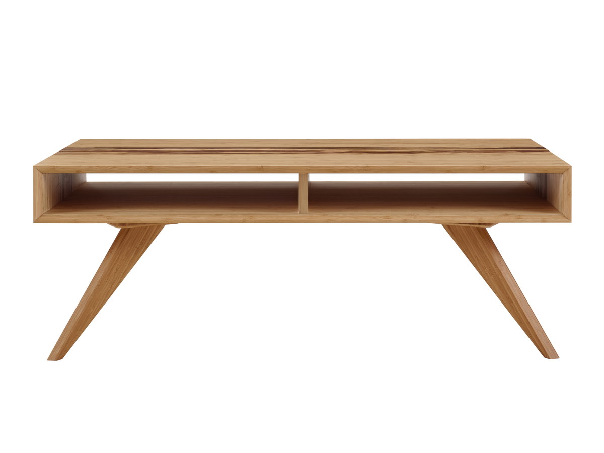 Azara Coffee Table, Caramelized, by Greenington, 24" length x 46" width x 17.5" height View 2