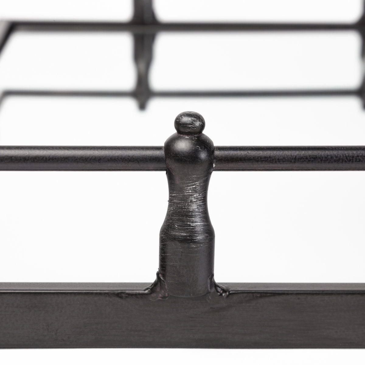Christa 22L x 22W Black Metal Mirrored Base Square Tray, Decorative Tray by Mercana, 22.05" length x 22.05" width x 3.05" height View 6