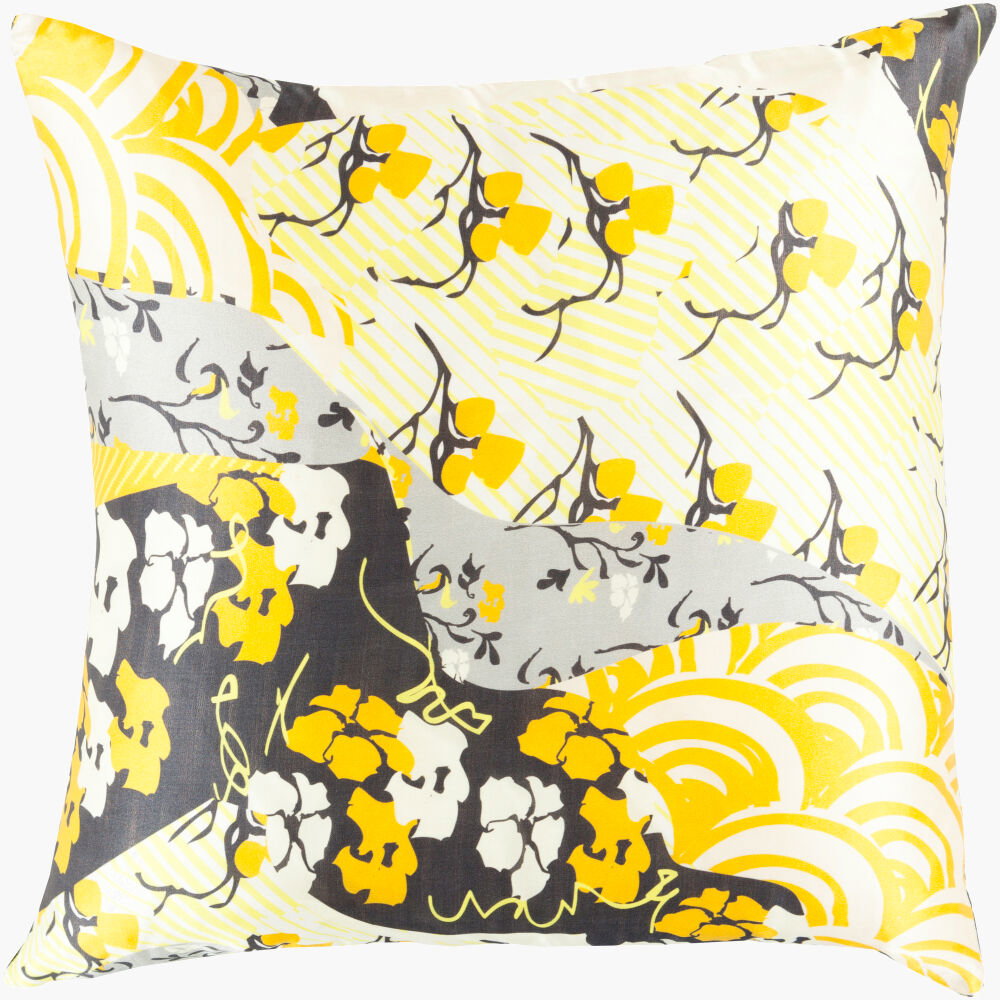 Geisha Accent Pillow, Decorative Pillow by Surya, 18" length x 18" width