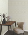 Diamond Marquise Blue & Neutral Wallpaper thumbnail 2