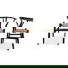 Ventana Dining Chair Black And Natural - Set Of Two thumbnail 0