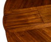 Walnut Jupe Dining Table, Ex-Large, by Sarreid, 80" length x 80" width x 30" height thumbnail 19