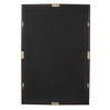 Larkin Dark Wood & Brass Mirror thumbnail 5