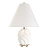 Bora White Accent Lamp, Table Lamp by Uttermost, 12" width x 17.5" height x 12" depth thumbnail 4