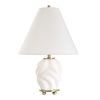 Bora White Accent Lamp, by Uttermost, 12" width x 17.5" height x 12" depth thumbnail 4