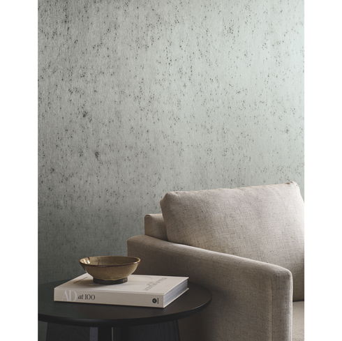 Silver Burnished Patina White Silver Wallpaper