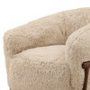 Prescott Occasional Chair Cream, Accent Chair by Dovetail, 32.6" width x 29.7" height x 32" depth thumbnail 7