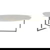 Chloe Coffee Table White, by Moe's Home, 48" width x 15" height x 48" depth thumbnail 2