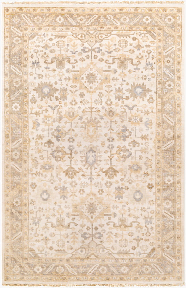 Sabine Handmade Rug, by Surya, 9' length x 6' width