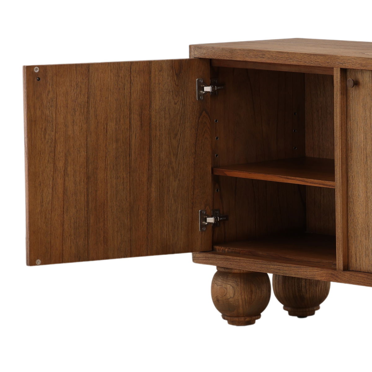 Madden Sideboard Brown, Sideboards & Buffet by Dovetail, 98.5" width x 32.08" height x 17.72" depth View 7