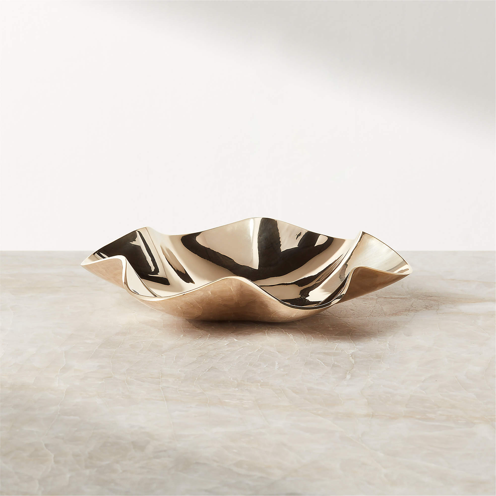 Online Designer Bathroom Lulu Polished Brass Catchall Dish