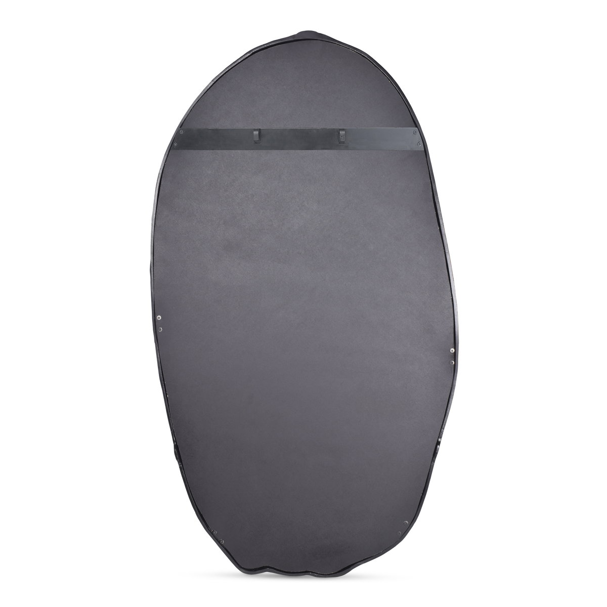 Foundry Oval Mirror Black, by Moe's Home, 28" width x 50" height x 1.5" depth View 3